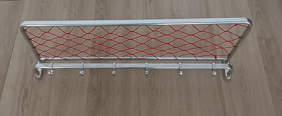 Image 1 of Appendiabiti a corda anni Cinquanta in alluminio