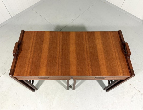 Image 1 of Tables gigognes en teck Skaraborgs Möbelindustri, Suède 1960