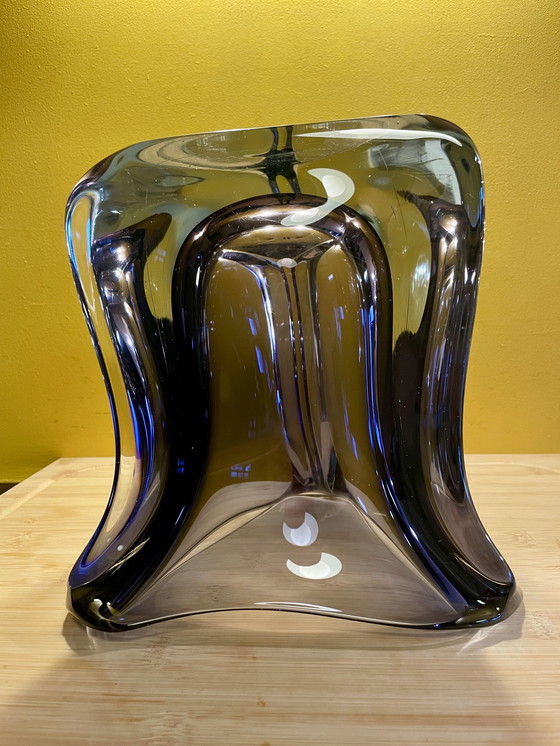 Image 1 of Prachtige stijlvolle mondgeblazen vintage design vaas