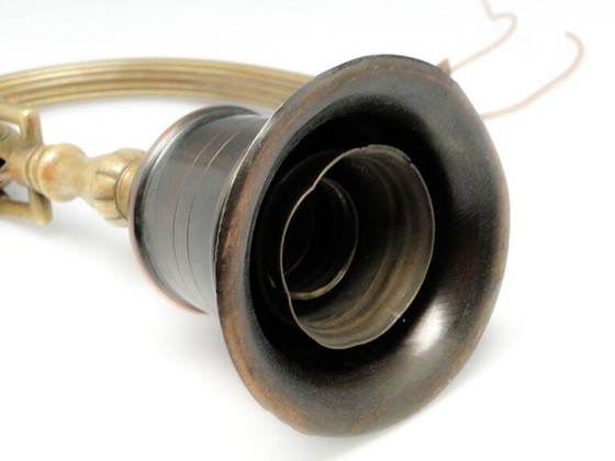 Eclectic Wall Lamp, Poland, 1890s – Wall lights, Brass, Copper (photo 9 of 12)