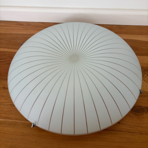 Plafoniera IKEA Calypso, vetro smerigliato con strisce, 50 cm