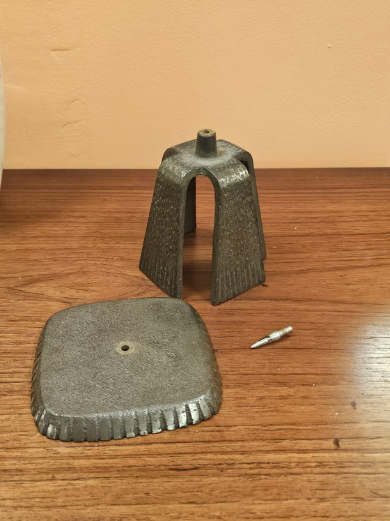 Portacandele Brutalista Pesante Vintage Giappone – Metal (photo 7 of 7)