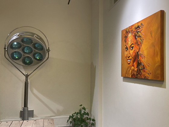 Image 1 of Prachtig doek van Esther Barend  “ Shiner “ 90x120 cm