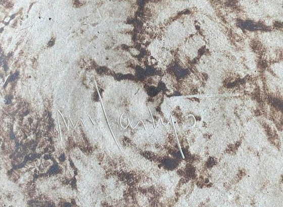 Image 1 of McCarty Pottery candelabro de cerámica, 5 tubos candelabro