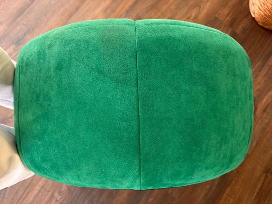 Image 1 of Pouf pouf Ligne Roset blu verde petrolio