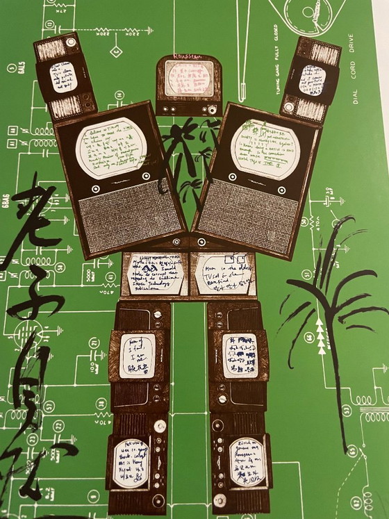 Image 1 of Nam June Paik (1932-2006), Evolution, Revolution, Resolution, 1989 (Rousseau), copyright Nam June Paik Estate 2010, Gedrukt in D
