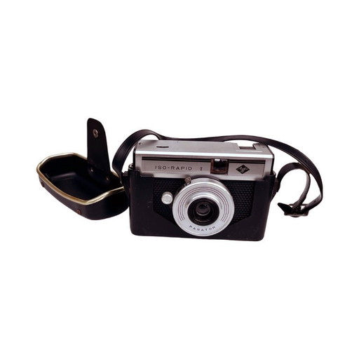 Appareil photo AGFA ISO-RAPID I avec boîtier d'origine - Allemagne, 1965