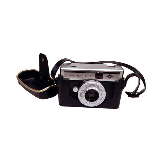 Image 1 of Macchina fotografica AGFA ISO-RAPID I con custodia originale - Germania, 1965
