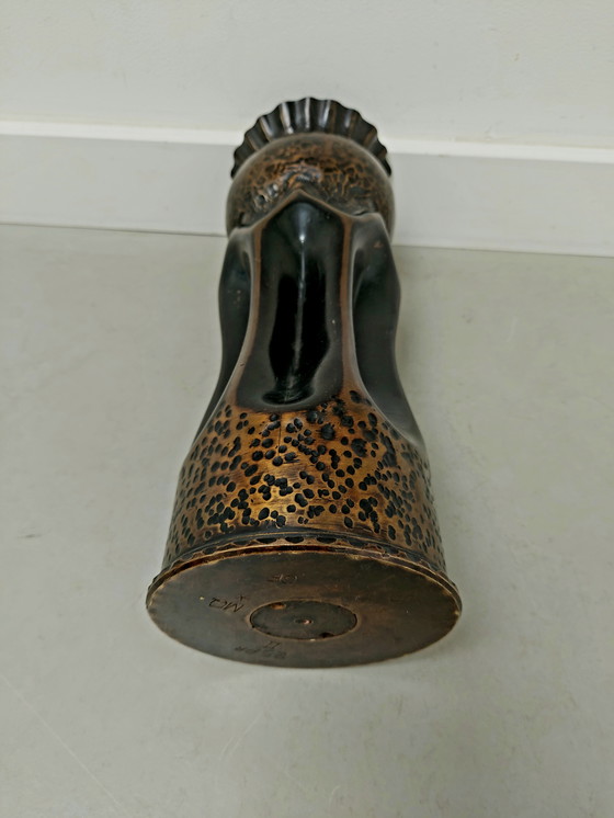 Image 1 of Metal Vase Made From Garnet