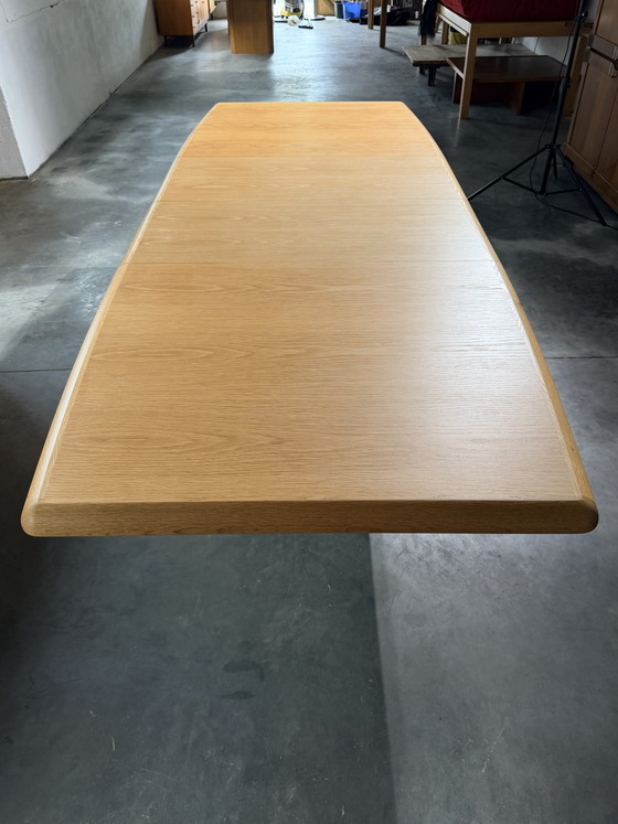 Tavolo allungabile in rovere 'Serie Ann', Van Den Berghe-Pauvers, Belgio, anni '70 – Tavoli da pranzo, Wood (photo 9 of 15)