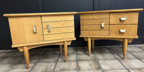 Image 1 of Un paio di comodini rockabilly anni Cinquanta e Sessanta