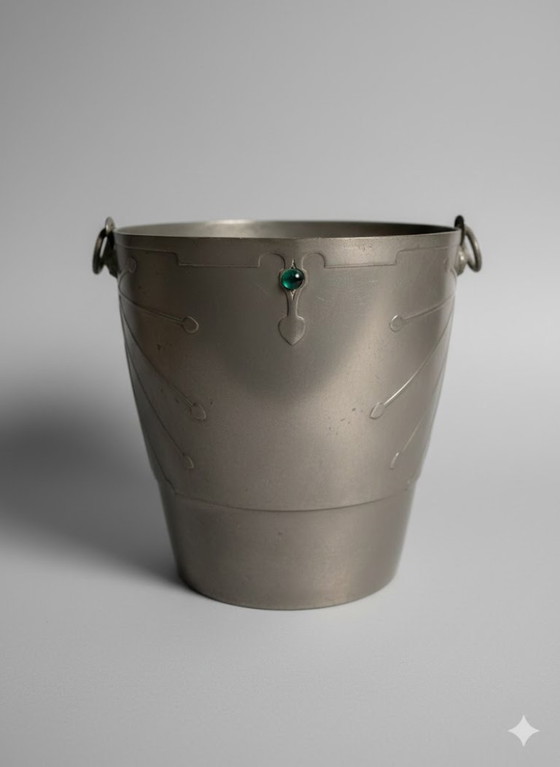 Image 1 of Genuine pewter, signed and numbered. Osiris. Jugendstil. Art Nouveau