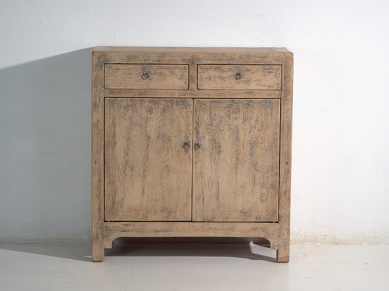 Buffet ancien en pin avec deux tiroirs et deux portes – Chine, vers 1930 – Vaisseliers (photo 28 of 40)