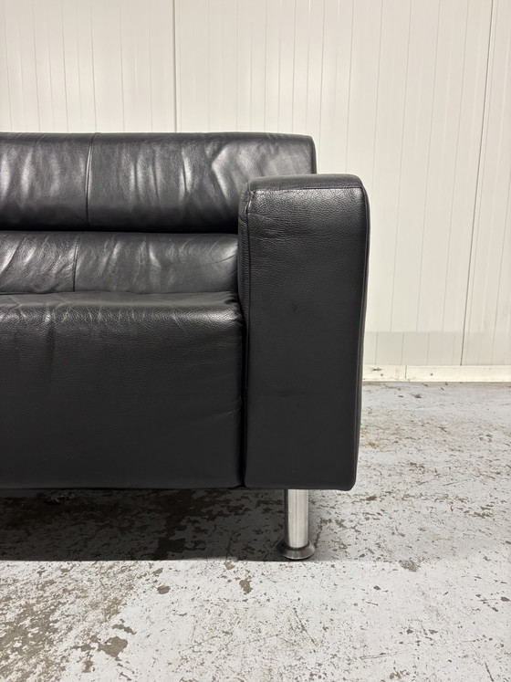 3-Seater Rolf Benk AK 422 – Rolf Benz, 3-5 seaters, Leather, Metal (photo 5 of 8)
