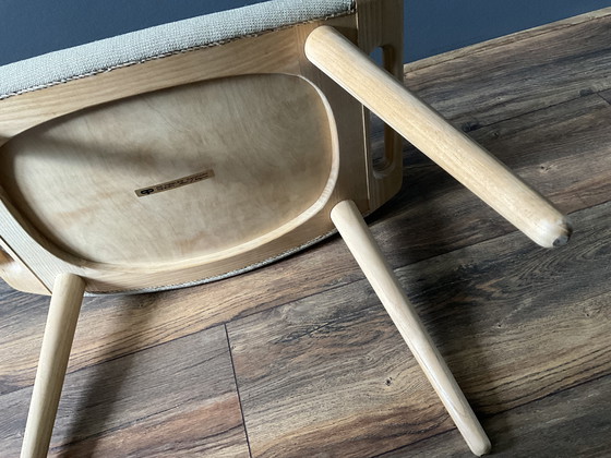 Image 1 of PP120 Stool Hans J. Wegner 1954 Original Fabric MCM