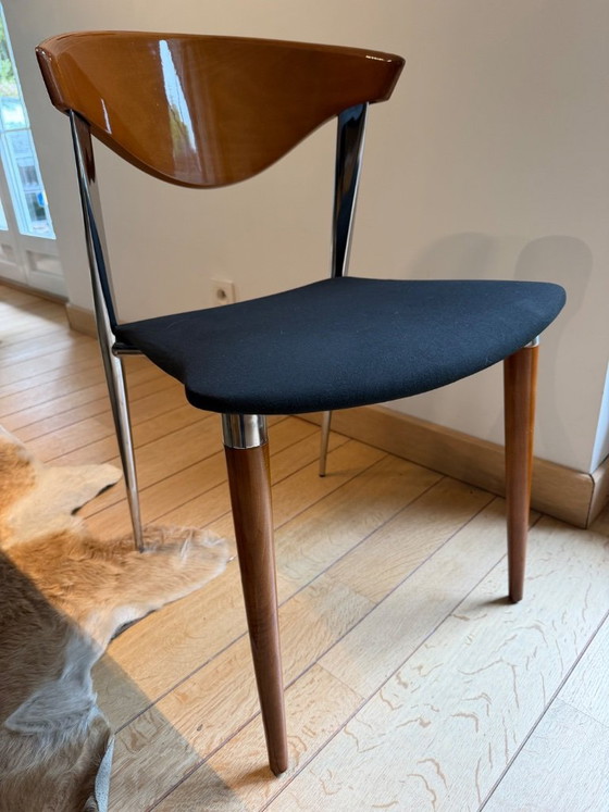 Image 1 of set van 6 Paco Capdell stoelen (Ava-model van Carlos Tíscar)