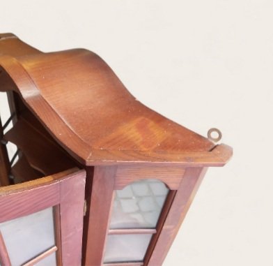 Image 1 of Hollandse klassieke hangvitrine 1970 