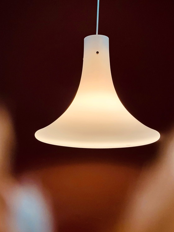 Image 1 of XL Glashütte Limburg Trompetenlampe