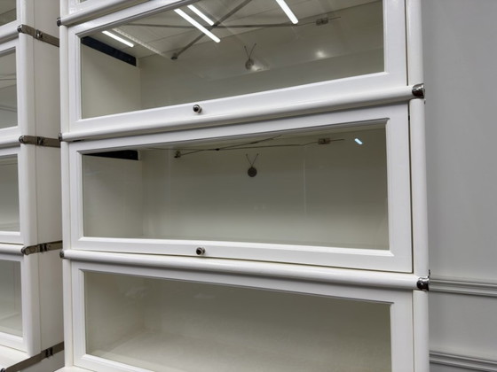 Libreria Originale Inglese Globe Wernicke Bianca – Librerie, Glass, Metal (photo 14 of 20)