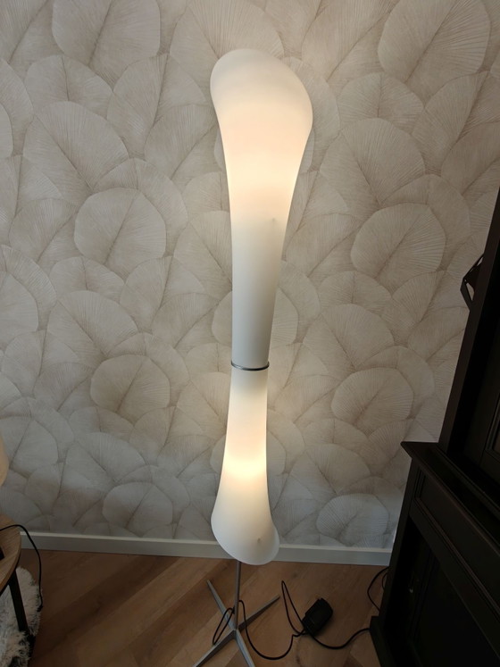 Italiaanse design vloerlamp Panzeri * Lucilla – Vloerlampen, Metaal, Glas (photo 8 of 13)