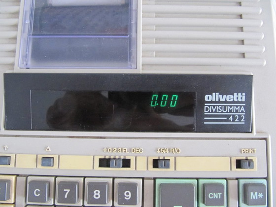 Image 1 of 3x Calculadoras Olivetti Divisumma 422, LOGOS 49/40-a M.Bellini