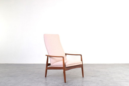 Fauteuil lounge danois du milieu du siècle en teck par Søren Ladefoged pour SL Møbler, années 1960.