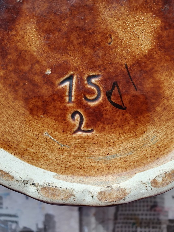 Image 1 of Antico vaso da fiori Art Nouveau in maiolica francese ca. 1900