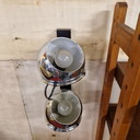 Vintage raak lamp bollen wandlamp jaren 60 chromen wandlamp
