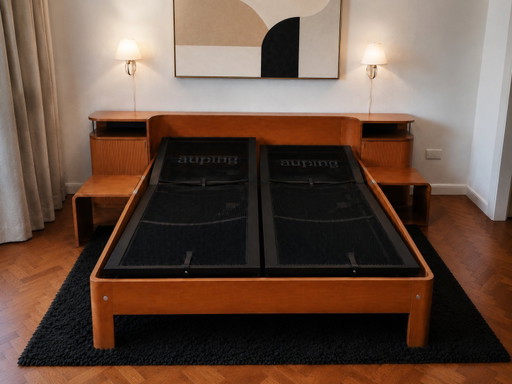 Auping Auronde 180 x 210 elektrisch verstelbaar kersen
