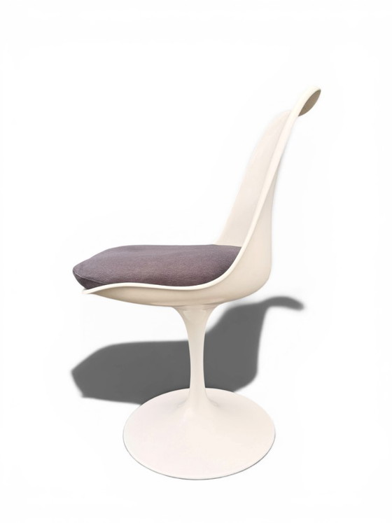 Image 1 of Ensemble authentique de 4 chaises Tulipe Knoll par Eero Saarinen - Piètement fixe
