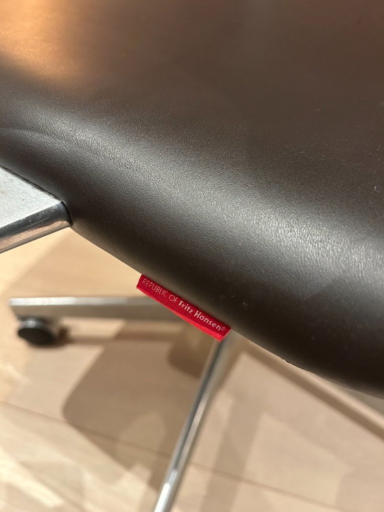 Image 1 of Sedia da ufficio con schienale alto Fritz Hansen modello Oxford