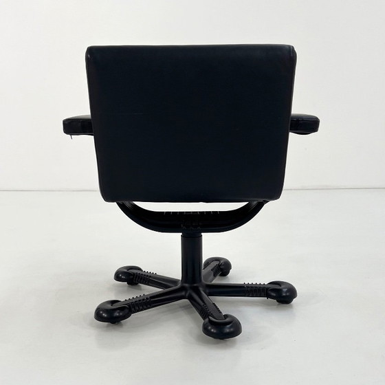 Sedia da ufficio girevole 'Mix' di Afra & Tobia Scarpa per Molteni, anni '70 – Sedie da ufficio, Leather (photo 5 of 10)