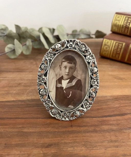 Mini Vintage Oval Photo Frame