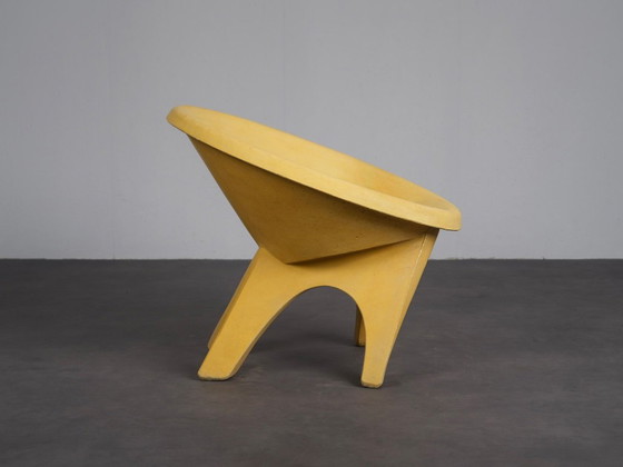 Rare Pair of Sculptural Concrete Lounge Chairs, Italy, 1960s – Armchairs, Other (photo 4 of 10)