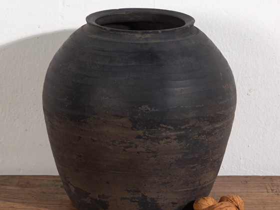 Antique wabi sabi style vase (c.1900) #8 (photo 2 of 34)