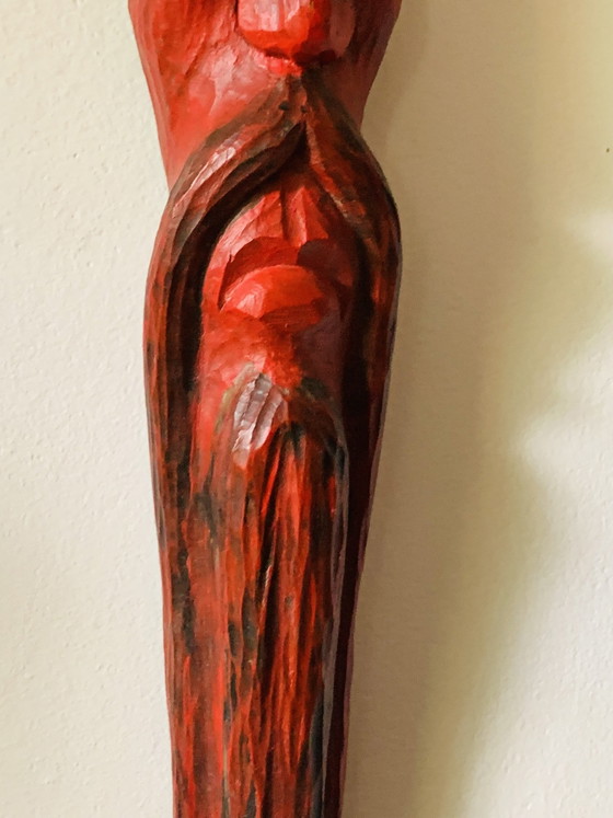 Rare Sculpture by Jean Pons (1913-2005) École de Paris – Wood (photo 5 of 15)