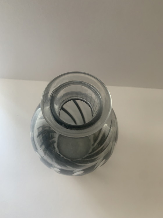 Image 1 of Wilhelm Wagenfeld Likörflasche Flasche liquor bottle Eremit Vereinigte Lausitzer Glaswerke Weißwasser WMF Bauhaus Design