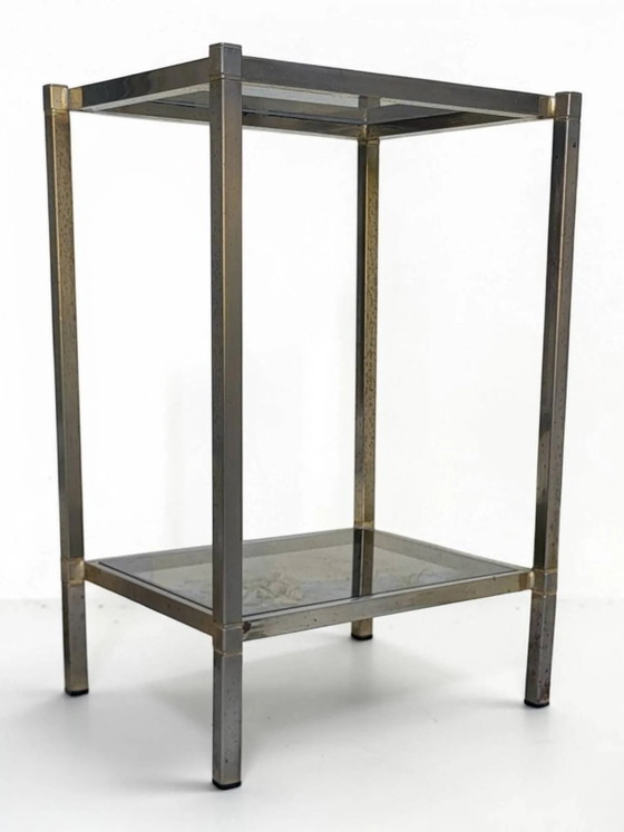 Beistelltisch / Couchtisch 1970er Jahre – Beistelltische, Chrome (photo 2 of 8)