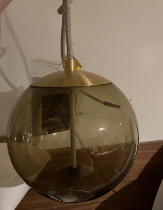 Image 1 of Brokis Knot Sfera New Small Messing Rookglas