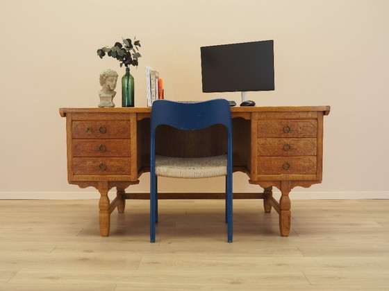 Image 1 of Oak desk, Danish design, 1960s, designer: Henning Kjærnulf