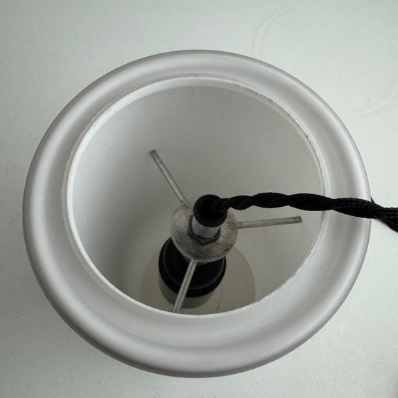 Image 1 of COPPIA DI LAMPADE A SOSPENSIONE VINTAGE ANNI '70 IN OPALINA