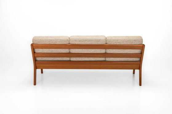 Senator bank van Ole Wanscher voor P. Jeppesen Møbelfabrik, Denemarken, jaren 60 – 3-5 zitsbanken, Wool (photo 3 of 12)