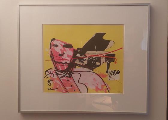 Image 1 of Gerahmtes Herman Brood Klavier