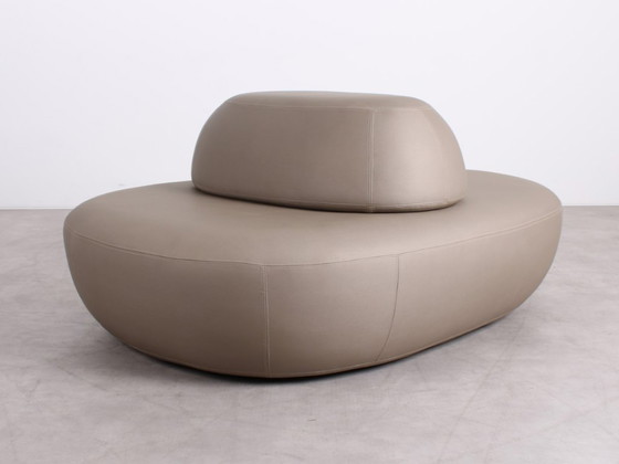 Image 1 of Softline Sisters Large pouf taupe