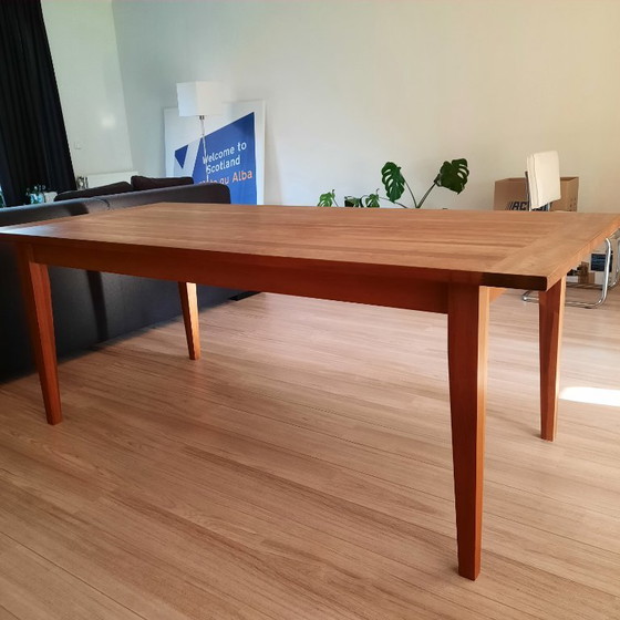 Solid Cherry Wood Dining Table (200 cm x 89 cm x 76 cm) (photo 4 of 7)
