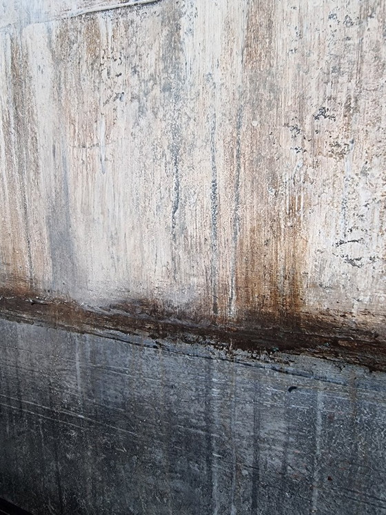 Image 1 of Frances Eckhardt - handgemaakte kunst abstract modern hedendaags schilderij 100x100 ingelijst