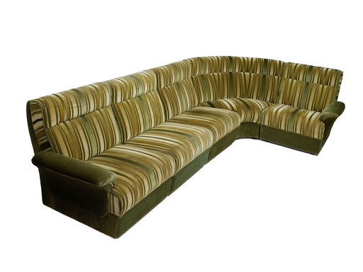 Vintage 1970s modular corner sofa