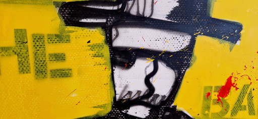 Original Painting Hamelink: The Man With No Label