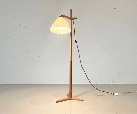 Image 1 of Lámpara de pie de haya by Temde, 1960s