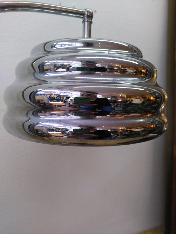 Image 1 of Lampe a poser chromée, année 70